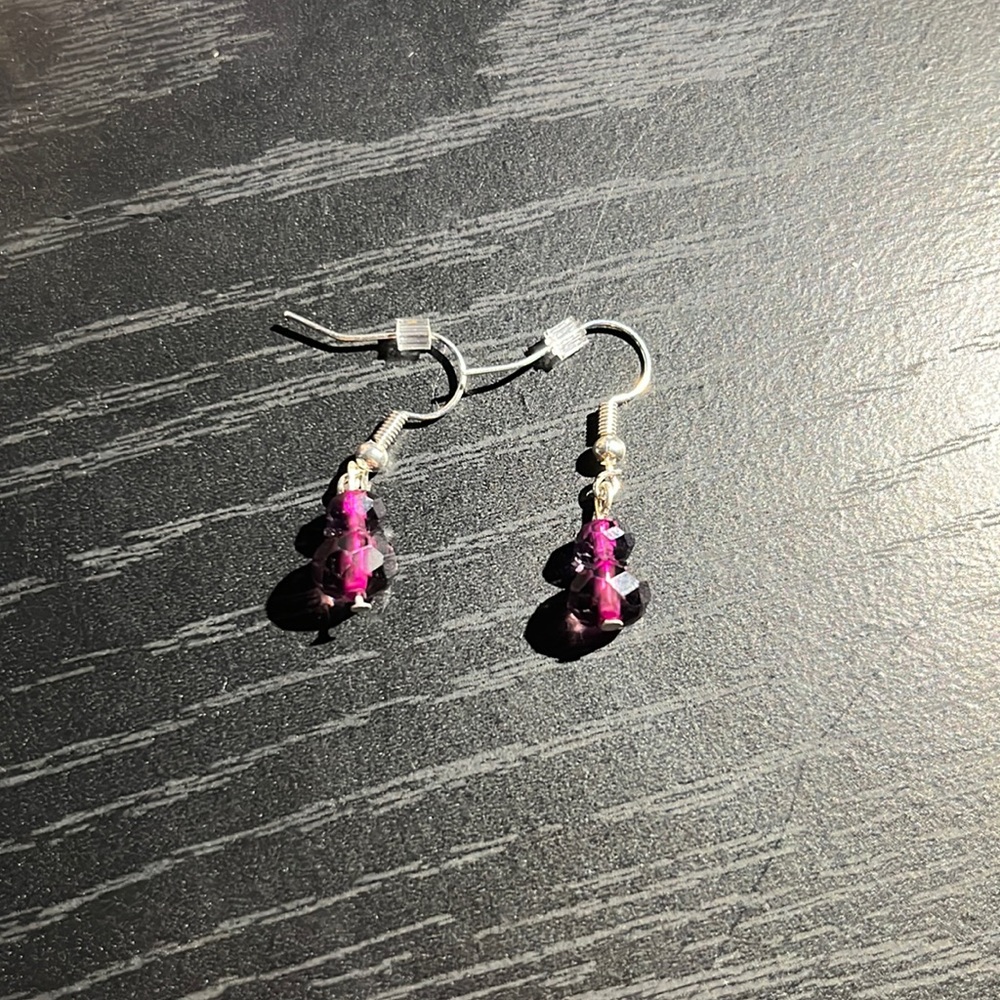 Purple rain drops